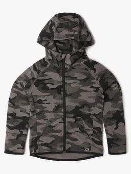 GAP - Grey Full Sleeves Zipper Hoodie