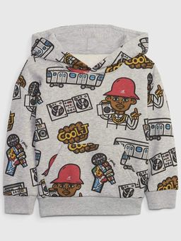 GAP - Grey Full Sleeves Pull On Hoodies