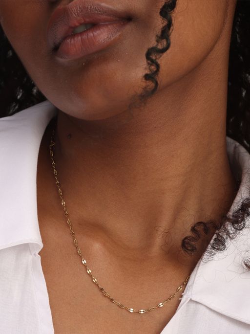 Gold Lip Chain Jewelry Sol Lip Chain Necklace
