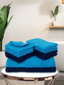KOPA - Quick Dry 100% Cotton Soft Terry Towel -2Pc Bath, 4Pc Hand, 8Pc Faced'Ross Solid