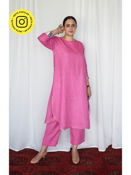 HOUSE OF MOXA - Orchid Pink Linen Co-Ord (Set of 2)