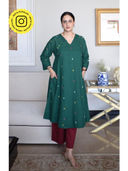 Green color option, Currently selected