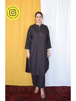 HOUSE OF MOXA - Charcoal Antifit Co-Ord Set (Set of 2)