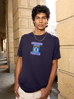 The Souled Store - Official Black Panther Wakanda Forever Men T-Shirt