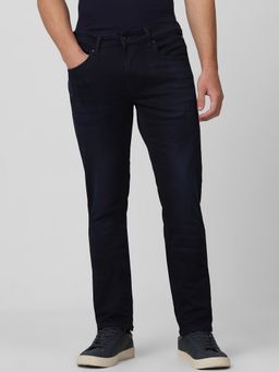 Mufti - Deep Indigo Blue Solid Jeans