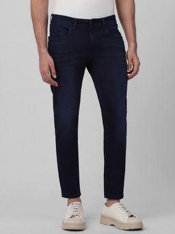 Mufti - Deep Indigo Blue Solid Jeans