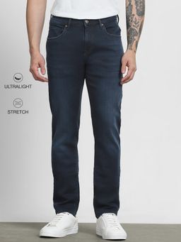 Mufti - Deep Indigo Blue Solid Jeans