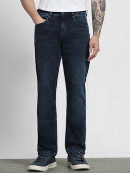 Mufti - Deep Indigo Blue Solid Jeans