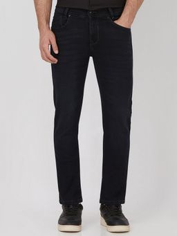 Mufti - Deep Indigo Blue Solid Jeans
