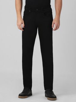 Mufti - Jet Black Solid Jeans