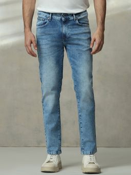 Mufti - Light Stonewash Blue Solid Jeans