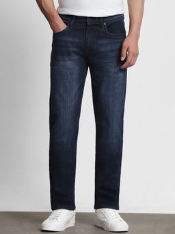 Mufti - Deep Indigo Blue Solid Jeans