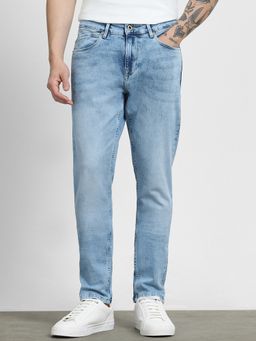 Mufti - Light Stonewash Blue Solid Jeans