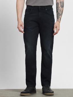 Mufti - Washed Charcoal Black Solid Jeans