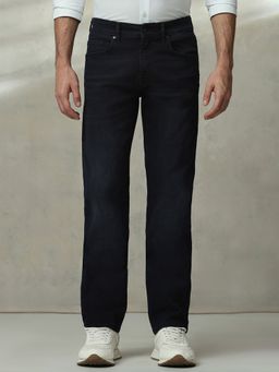 Mufti - Deep Onyx Black Solid Jeans