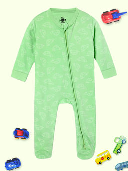 The Mom Store - Vroom Vroom Infant Zipper Romper