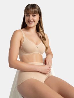 Jockey - 1250 Wirefree Non Padded Cotton Elastane Everyday Bra - Skin