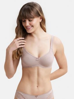 Jockey - 1250 Wirefree Non Padded Cotton Elastane Everyday Bra - Mocha