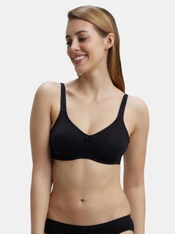 Jockey - 1250 Wirefree Non Padded Cotton Elastane Everyday Bra - Black