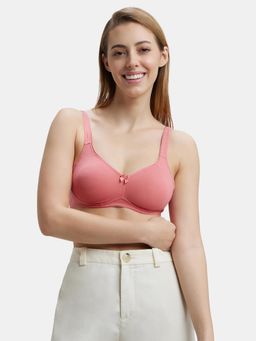 Jockey - 1250 Wirefree Non Padded Cotton Elastane Everyday Bra - Blush Pink