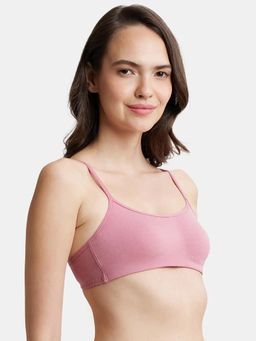 Jockey - SS12 Wirefree Non Padded Cotton Elastane Full Coverage Beginners Bra - Rose