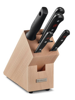 Wusthof - Gourmet Knives With Block|Premium KitchenKnives|Set of 5