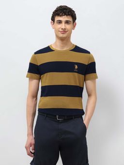 U.S. POLO ASSN. - Men Multi-Color Colorblock Slim Fit T-Shirt