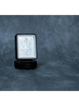 SAMIKA - 999 Silver Divya Lord Ganesha Tabletop Frame