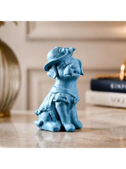 Voncasa - Sky Blue Recycled Marble Decorative Figurine
