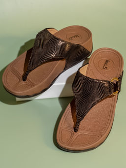 Inc.5 - Casual Women Gold Casual Sandals