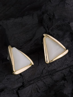 E2O - Gold Stud Earrings For Women