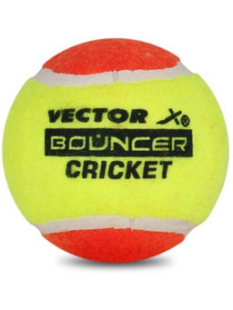 Vector X - Bouncer Cricket Tennis Ball (Pack of 6)