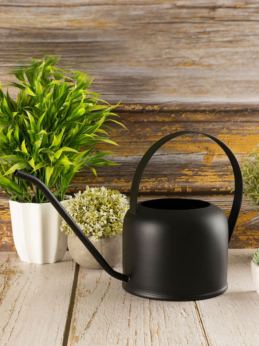 Metalsmith Black Watering Can For Home And Office