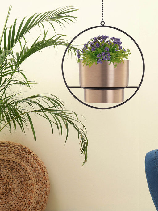 Metalsmith Elegant Metal Hanging Planter (Standard) (Set of 2)