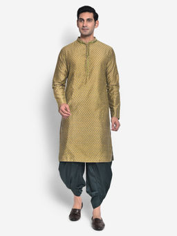 KISAH - Men Beige Kurta (Set of 2)