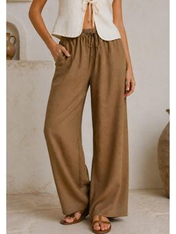 Lounge Dreams - Taupe Lounge Dreams Linen Trousers