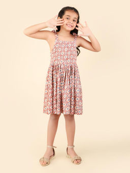 Fabindia - Multi-Color Cotton Printed Dress