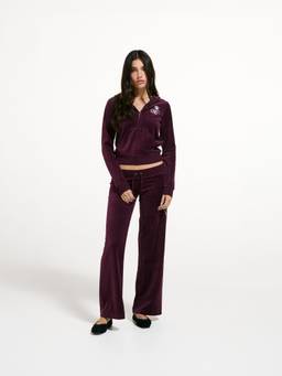 Juicy Couture - Wine Women's Og Straight Track Pant