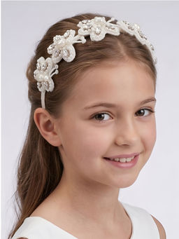 Choko - Whimsical Butterfly Dreams Hairband White