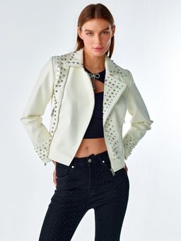 Cover Story - Off White Biker Jacket