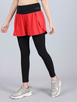 D'chica - Girls Red Short Leggings