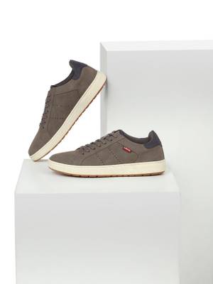 Buy Levi's Men's Grey Solid Sneakers (UK 6)