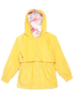 Under Fourteen Only - Girls Solid Hooded Parka Jacket (2-3 Years)