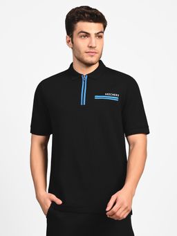 SKECHERS - Oasis Twill Placket Polo T-Shirt