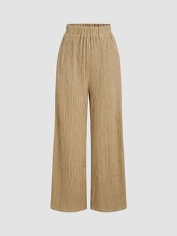 Cider - Glitter High Waist Wide Leg Trousers