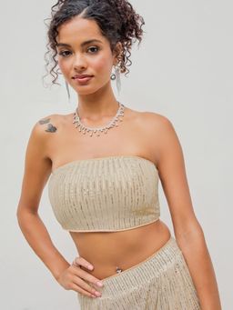Cider - Sequins Crop Tube Top
