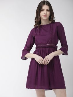 Twenty Dresses by Nykaa Fashion - Purple Spotted In Cuteness Dress