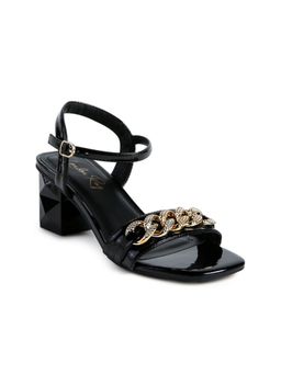 London Rag - Embellished Black Heels