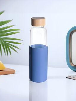 The Better Home - Tbh Borosilicate Bottle- (Blue) (550ml)