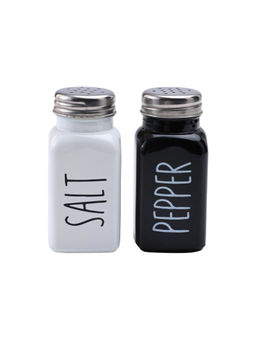 The Better Home - Salt and Pepper Shaker White Black Pack of 4